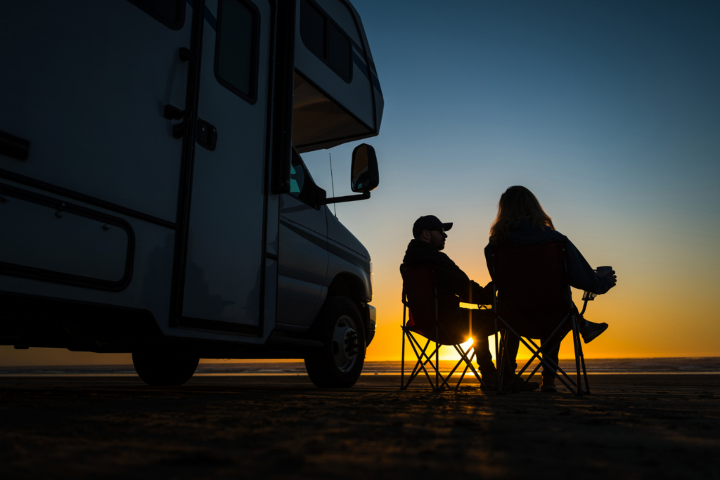 premium back-in rv sites